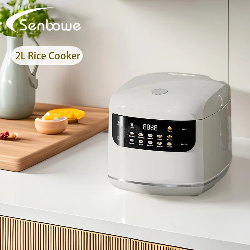 SENBOWE 2-Cup Digital Rice Cooker with Touch Screen - Image 3