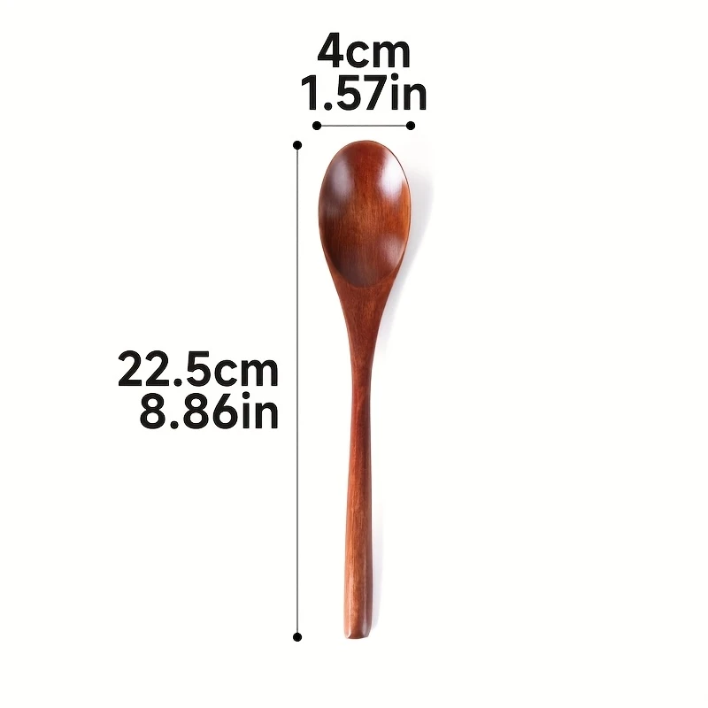 9pcs Japanese Handcrafted Wooden Cutlery Set - Image 2