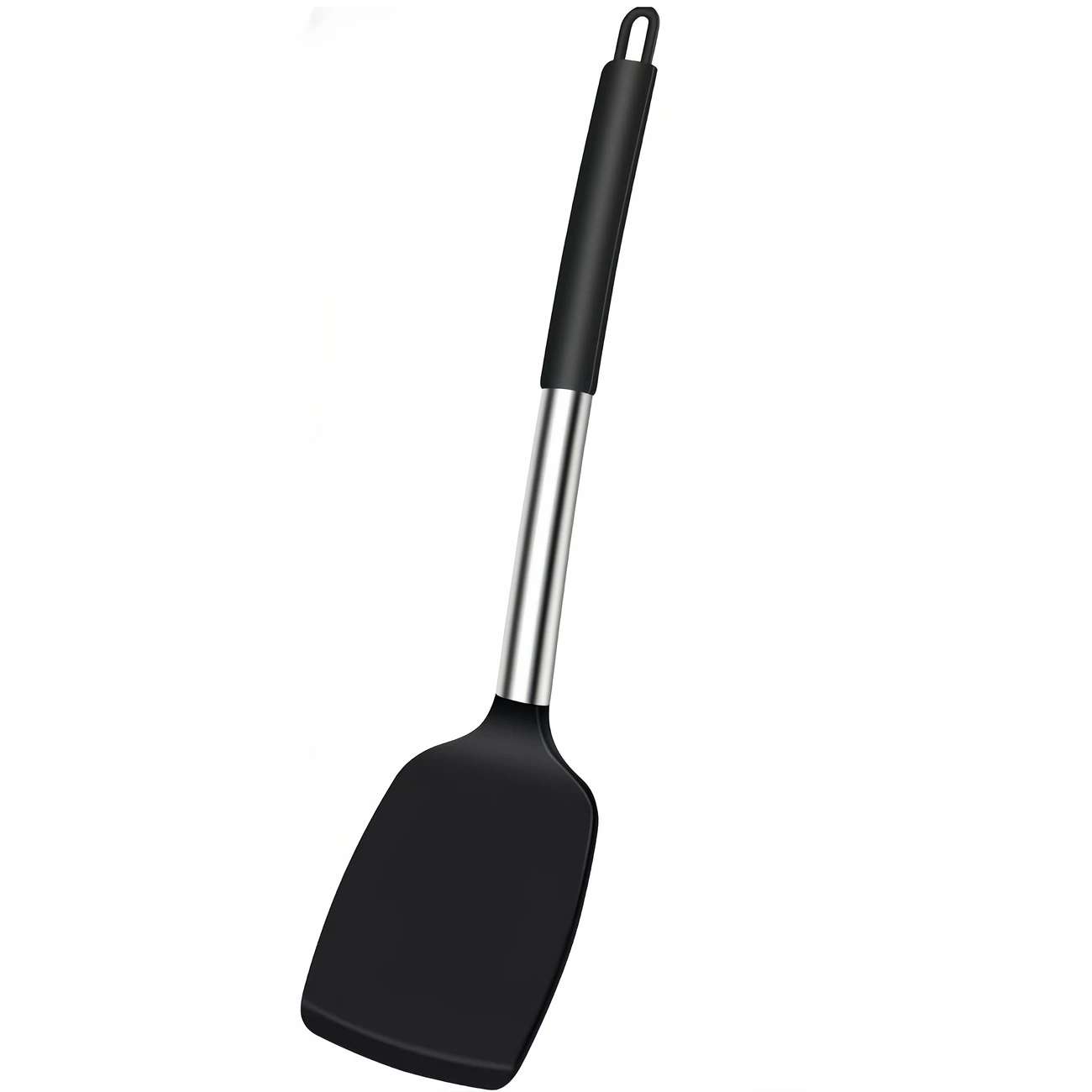 Heat-Resistant Black Silicone Spatulas - Image 4