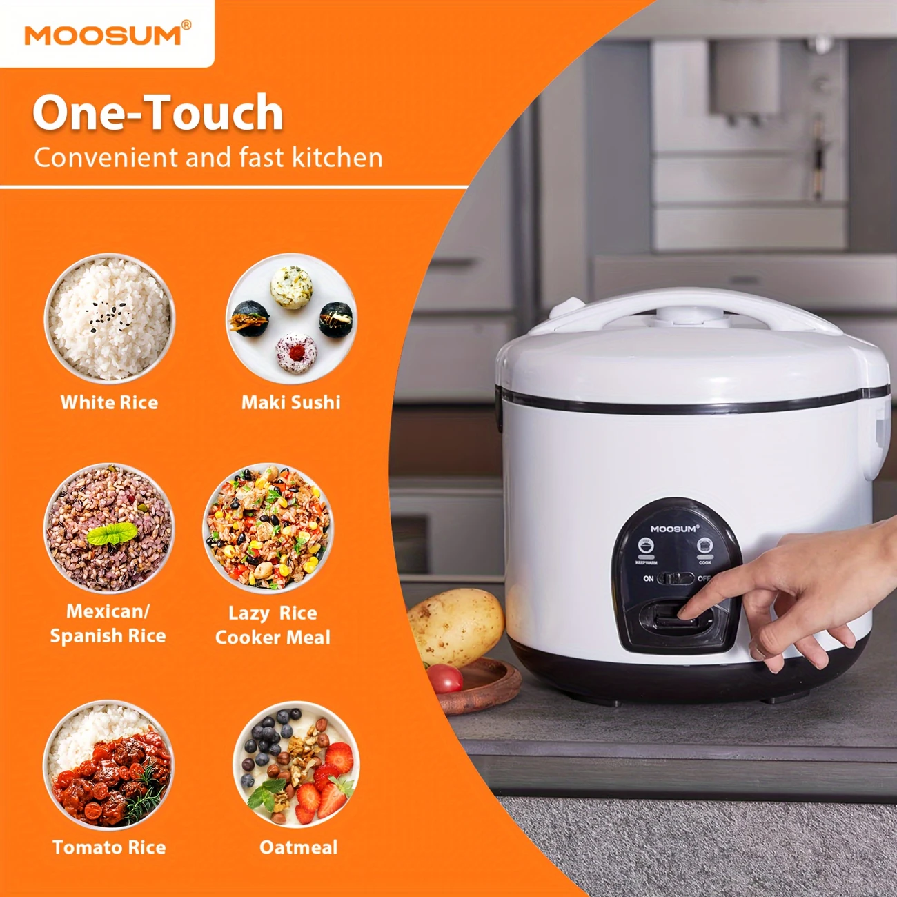 MOOSUM Electric Rice Cooker - Image 4