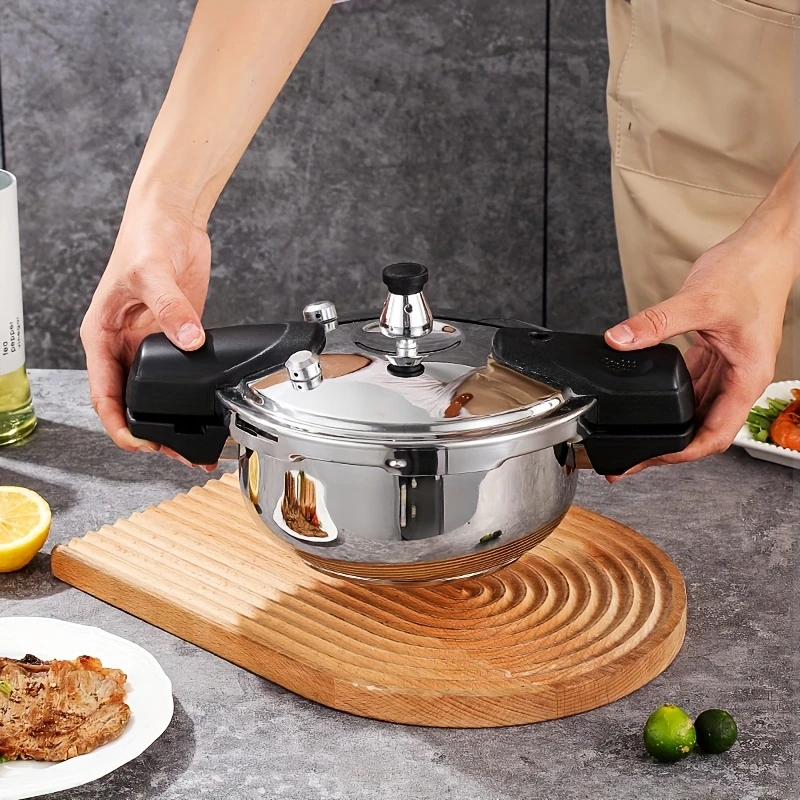 LEOZ 1.8L Mini Stainless Steel Pressure Cooker - Image 2