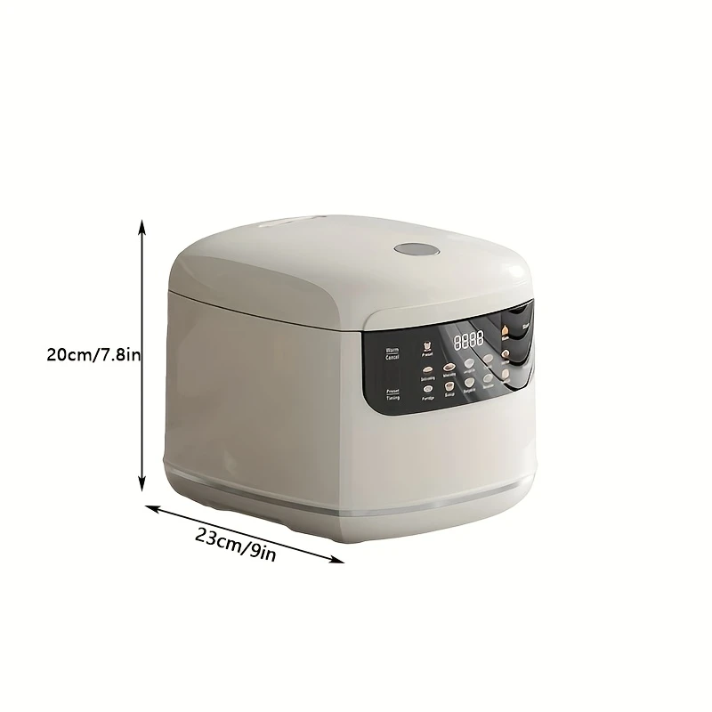 SENBOWE 2-Cup Digital Rice Cooker with Touch Screen - Image 4